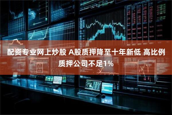 配资专业网上炒股 A股质押降至十年新低 高比例质押公司不足1%