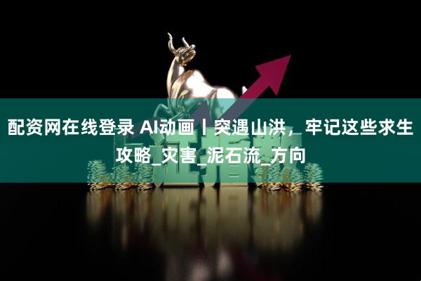 配资网在线登录 AI动画丨突遇山洪，牢记这些求生攻略_灾害_泥石流_方向